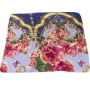 Ver imagem 2 de Manta Casal Microfibra Colors Estampada 180x200cm Azul/arabesco