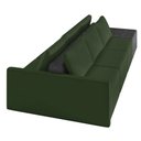 Ver imagem 4 de Sofá Ilha 3 Lugares Living 402cm Modulado Lary Veludo Verde Pu Pto K01 - D'Rossi
