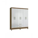 Ver imagem 3 de Guarda Roupa Casal 6 Portas E 2 Gavetas PanamáBranco