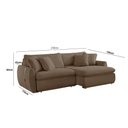 Ver imagem 2 de Sofá Cama 230 Cm Braço 15 Cm Retrátil e Reclinável Inova Meu Sofá Online