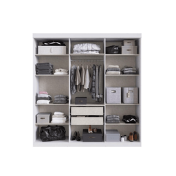 Guarda Roupa Ph1804 3 em 1x Branco Artico S/ Espelho com Pe - Herval - 2