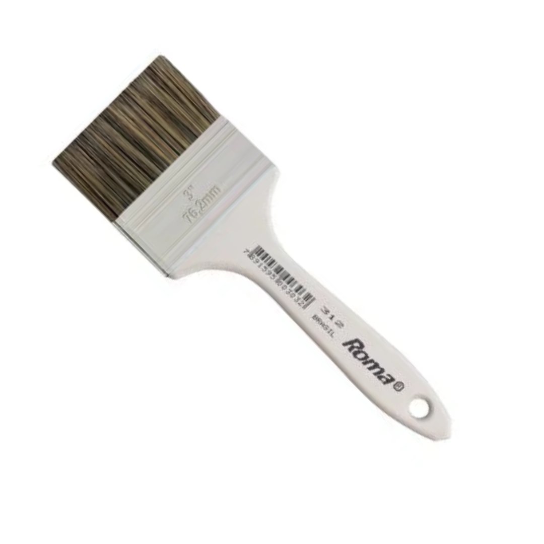 Pincel Trincha Pro P/ Pintura Gris Sintética 3 Polegada Roma ...