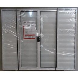 Veneziana 6 Folhas 1,00 X 1,20 Sem Grade Alumínio Branco - 2