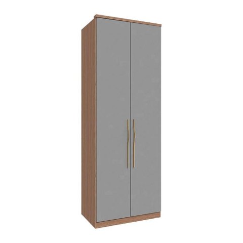 Guarda Roupas 2 Portas 841mm Setiba Plus Rimo Carvalho/fendi
