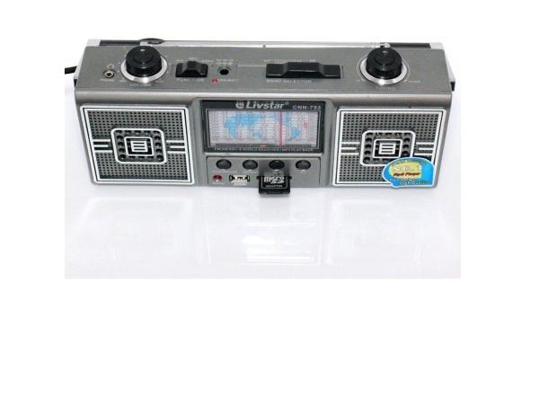 Rádio Mini System Portátil Livstar 753-U - 4