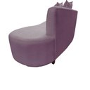 Ver imagem 5 de Namoradeira Sofá Feijão Suria Orgânica Veludo Rosê