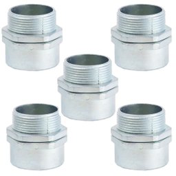 Kit 5 Conector (c) 1" Macho Giratorio para Seal Tubo - 1