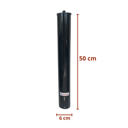 Porta Copo Descartável Café 50 Ml Dispenser Esmaltado Preto - 2