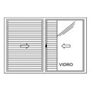 Ver imagem 4 de Janela de Aluminio com Persiana Branco Integrada 150x120cm