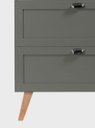 Ver imagem 6 de Gabinete para Banheiro com Tampo 80cm Retro MDF Verde Milano - On Móveis