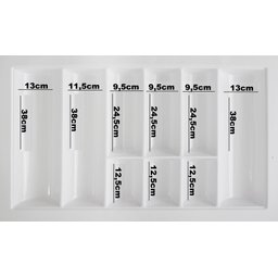 Organizador de Gavetas e Talher Cinza até 83,5x49,5cm Og-81 - 3
