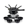 Aparelho de Fondue Giratório Viena Carroussel 16 Peças com Queimador Forma Preto - 6
