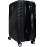 Kit Conjunto Mala Bordo e Média 7003 Santino Viagem Expansor 360 Tsa - Preto - 3