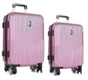 Ver imagem 1 de Kit Conjunto Mala Bordo e Média 7003 Santino Viagem Expansor 360 Tsa - Rosa