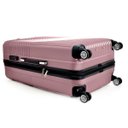 Ver imagem 6 de Kit Conjunto Mala Bordo e Média 7003 Santino Viagem Expansor 360 Tsa - Rosa