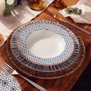 Ver imagem 3 de Aparelho de Jantar 30 Peças Tramontina Abstratta Porcelana Serviço 6 Pessoas