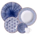 Ver imagem 1 de Aparelho de Jantar 30 Peças Tramontina Abstratta Porcelana Serviço 6 Pessoas