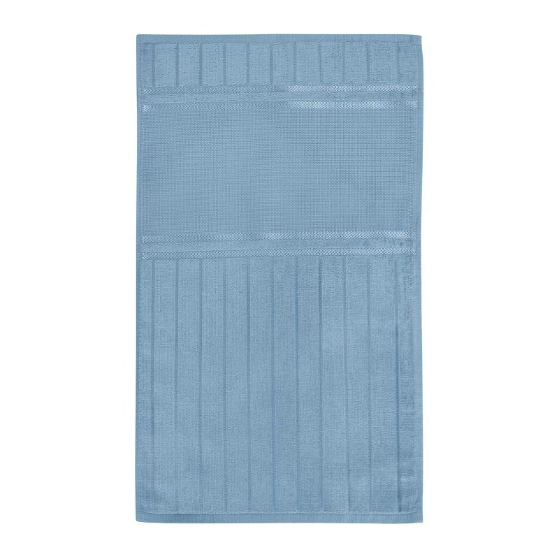 Kit 3 Peças Toalha Lavabo Aveludada Teka Tam 30x50cm - Azul Claro