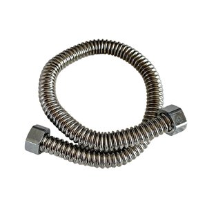 Rabicho Engate Mangueira Flexível Trançado Aço Inox 60cm Fria