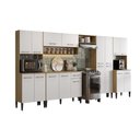 Ver imagem 2 de Armário de Cozinha Compacta Arizona Linea Carraro Carvalho com Branco