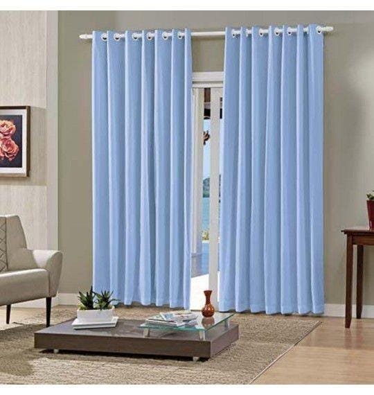 Cortina para Varão 1,70 x 2,60 Lisa Slim Bella Janela Pratika - 1