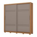 Ver imagem 2 de Guarda-roupa Casal 2 Portas Deslizantes 4 Gavetas Sintra