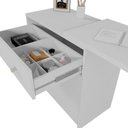 Ver imagem 5 de Camarim Aura 1 Gaveta com Espelho Iluminação LED MDF MDP Branco Fosco Casah
