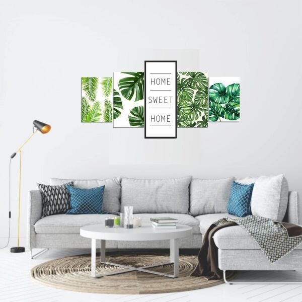 Quadro Decorativo Sala Quarto 130x60 Costela de Adão FOL-1 - 4