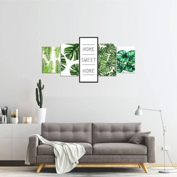 Quadro Decorativo Sala Quarto 130x60 Costela de Adão FOL-1 - 3