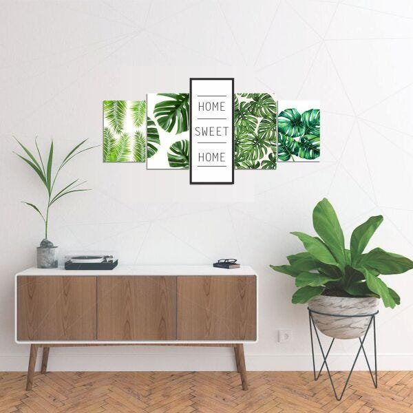Quadro Decorativo Sala Quarto 130x60 Costela de Adão FOL-1 - 1