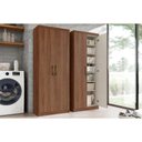 Ver imagem 1 de Armário Multiuso Sala Margarida C/ 2 Portas Castanho - Henn