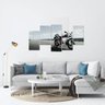 Quadro Decorativo Quarto Menino para Mecânica 130x60 Moto M-3 - 3