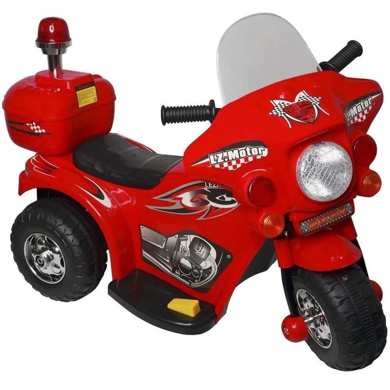 Mini Moto Elétrica Infantil Importway Bw002-v Vermelho