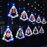 Pisca Pisca Natal Cascata 3 Metros Led Natalino Controle 8 Modos Fio de Fada Iluminaçao 10 Arvores D - 17