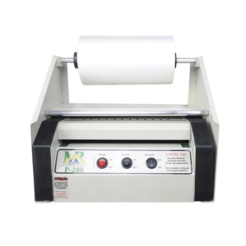 Plastificadora P280 Com Suporte Bobina Brilho Bopp 24cm 220V MR Maquinas