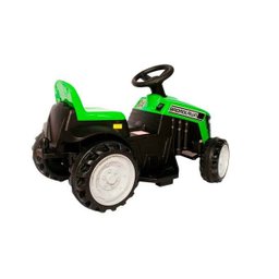 Mini Trator Infantil Elétrico com Reboque Bateria Recarregável Verde Importway Bw079vd - 3