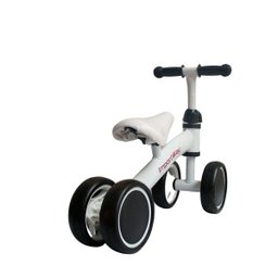Mini Triciclo Velotrol Infaltil 4 Rodas Branco Balance Importway Bw107br - 2