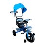 Triciclo Velotrol Infantil com Capota e Haste para Empurrar Azul Importway Bw084az - 2