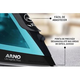 Ferro a Vapor Arno Ultraglis Plus Base Durilium Airglide Fmy - 7