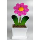 Ver imagem 3 de Calço Para Porta de Madeira e Vaso com Flor
