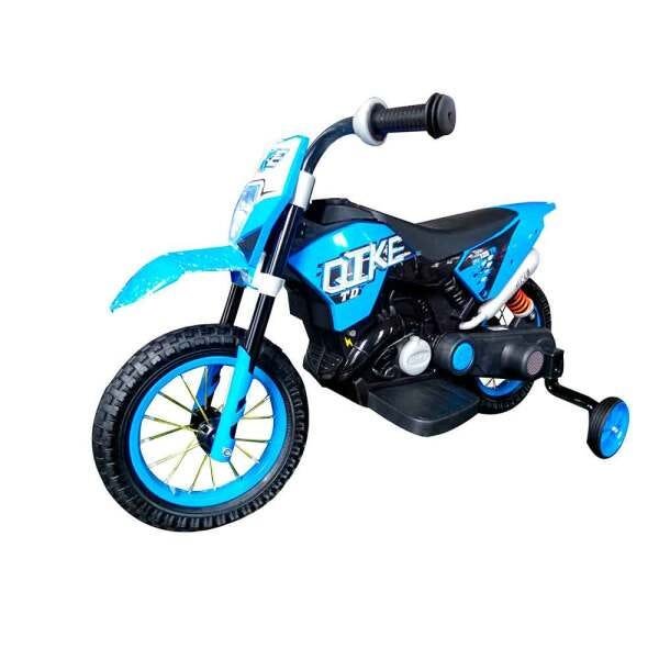 Mini Moto Off Road Elétrica Infantil Bateria Recarregável 6v Azul Importway Bw083az - 2
