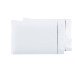 Fronha Ponto Palito Percal 600 Fios Privilegio:Branco - 1