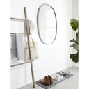 Ver imagem 7 de Espelho Oval com Moldura em Metal 80 x 50 cm