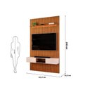 Ver imagem 4 de Painel Ripado para TV até 60 Polegadas com LED MDF 143CMX240CM Trento