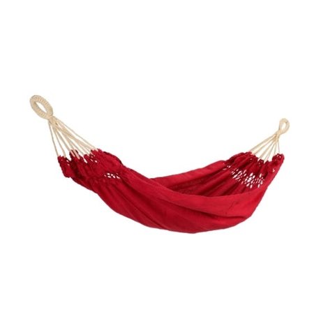 Rede De Descanso Infantil/Pet 1,50m Algodão Vermelha