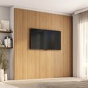 Ver imagem 1 de Painel para TV até 86 Polegadas 240cmx230cm Liso Aruá CabeCasa MadeiraOriginals Marrom Jatobá