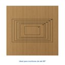 Ver imagem 6 de Painel para TV até 86 Polegadas 240cmx230cm Liso Aruá CabeCasa MadeiraOriginals Marrom Jatobá