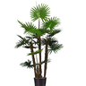 Árvore Palmeira Leque Artificial 160x60cm Planta Permanente - 5