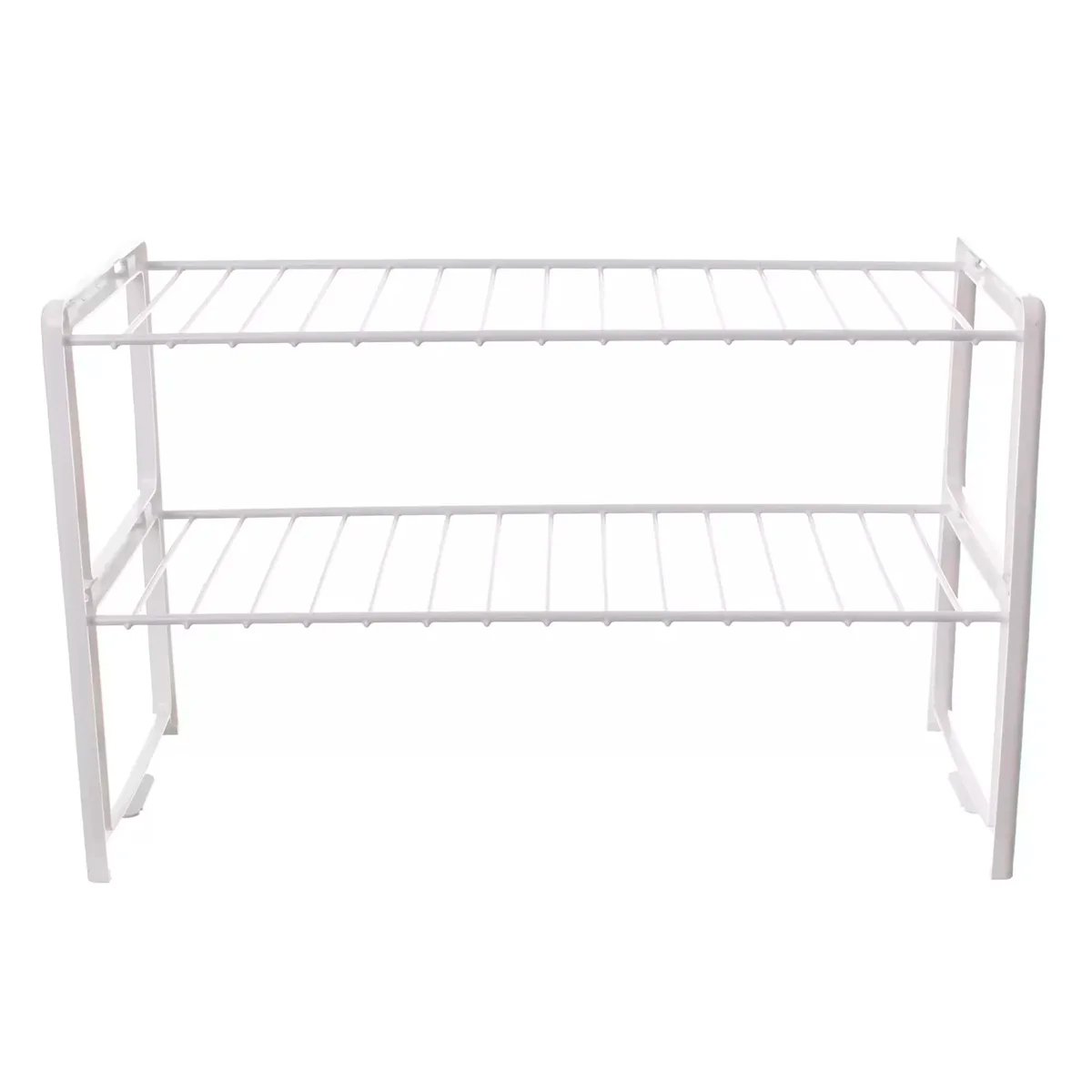 Rack Organizador de Objetos para Cozinha 2 Andares Branco - 5