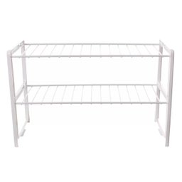 Rack Organizador de Objetos para Cozinha 2 Andares Branco - 5